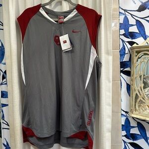 NWT Men’s Nike FitDry Oficially Licensed Sleeveless Oklahoma Jersey Top Size XL